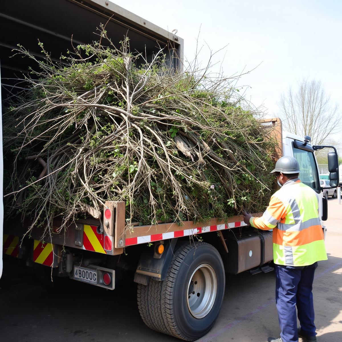 Évacuation des déchets verts